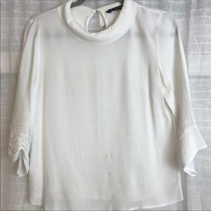 Zara white blouse